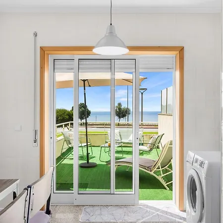 公寓 Sao Felix Ocean Views | 1br & Terrace São Félix da Marinha