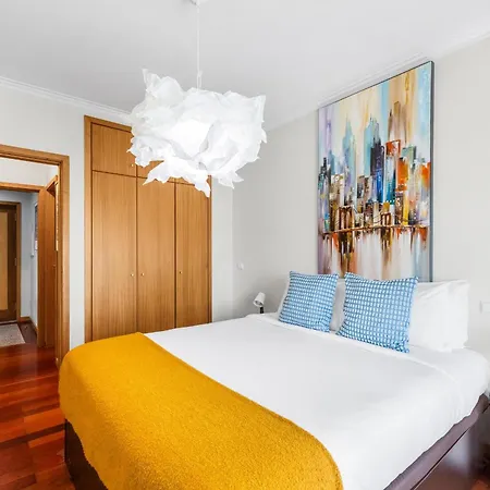 公寓 Sao Felix Ocean Views | 1br & Terrace São Félix da Marinha